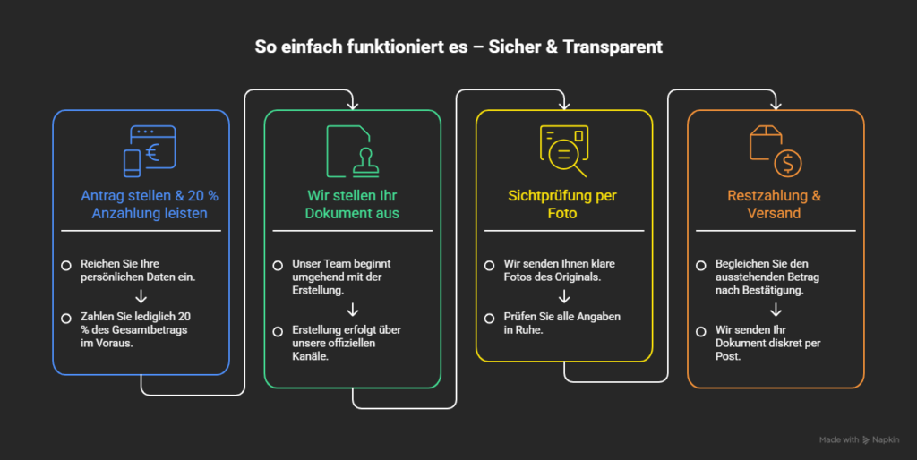 Express Dok – Über uns | 7 Jahre Erfahrung & 100 % behördlich registriert | Offizielle Dokumente